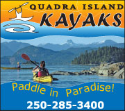 Quadra Island Kayaks, sea kayak tours and rentals Quadra Island BC'