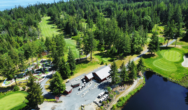 Golf on Quadra Island BC