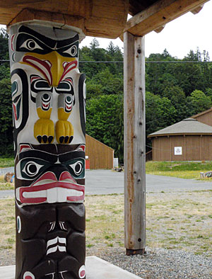 Ah-Wah-qwa-dzas and Nuyumbalees Cultural Centre at Cape Mudge, Quadra Island