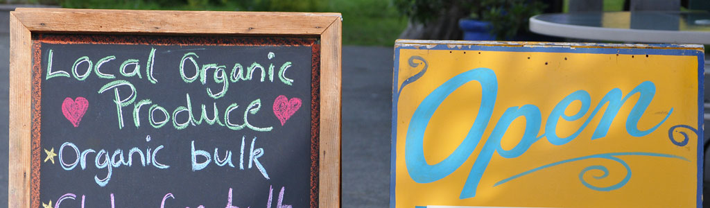 Business on Quadra Island, BC